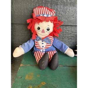 Raggedy Andy Doll God Bless America 16" Applause USA   Collectible uncle Sam